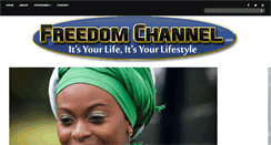 Desktop Screenshot of freedomchannel.com