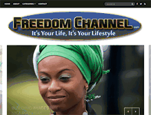 Tablet Screenshot of freedomchannel.com